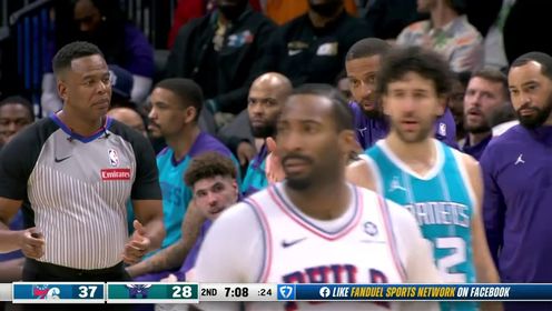 《NBA全场集锦》76人vs黄蜂第2节中文解说回放
