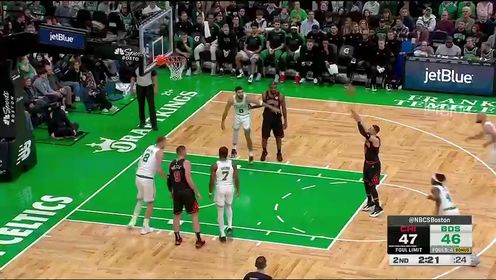 《波士顿凯尔特人》NBA常规赛：公牛vs凯尔特人第2节中文解说回放