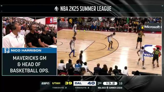 NBA夏季联赛：爵士vs独行侠第2节英文原声回放