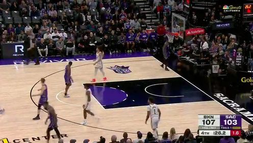 《NBA全场集锦》【回放】篮网vs国王第4节中文解说回放