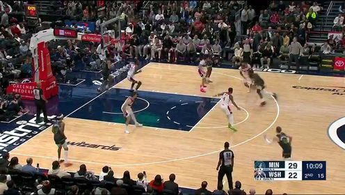 《NBA全场集锦》NBA常规赛：森林狼vs奇才第2节中文解说回放
