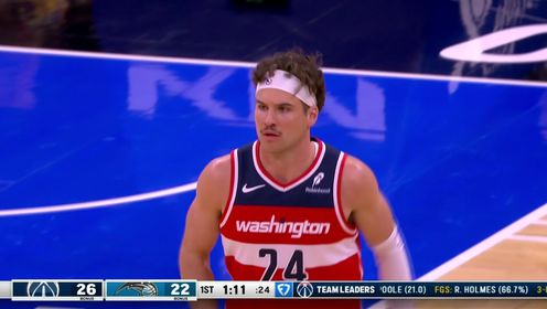 《NBA全场集锦》毫不拖泥带水 吉斯伯特接球就投三分犹如手术刀般精准