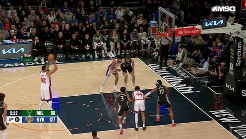 《NBA全场集锦》【回放】NBA常规赛：雄鹿vs尼克斯第4节中文解说回放