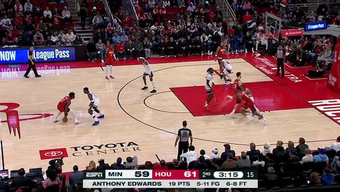 《休斯敦火箭》【回放】NBA常规赛：森林狼vs火箭第2节中文解说回放