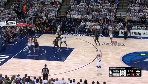 《NBA全场集锦》【回放】勇士vs森林狼西部半决赛G1第2节英文原声回放