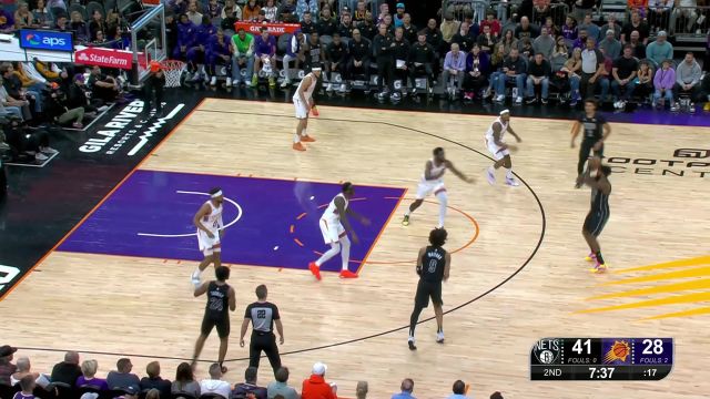 篮网vs太阳五佳球 丁威迪仙人指路助克拉克斯顿空接暴扣