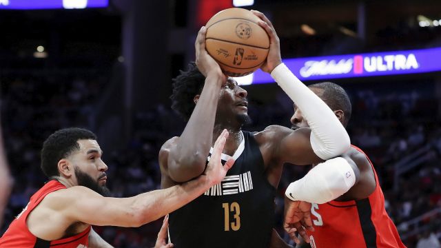 灰熊vs火箭精华回放 小杰克逊空砍44分生涯新高