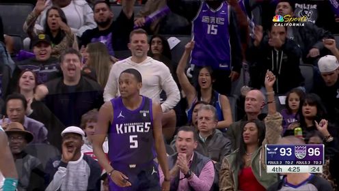 《NBA全场集锦》关键时刻绝不手软！福克斯关键时刻利用速度连续强硬打进