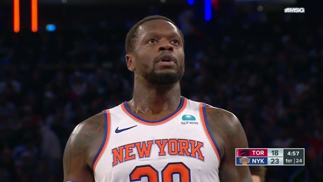 NBA常规赛：猛龙vs尼克斯第1节英文原声回放