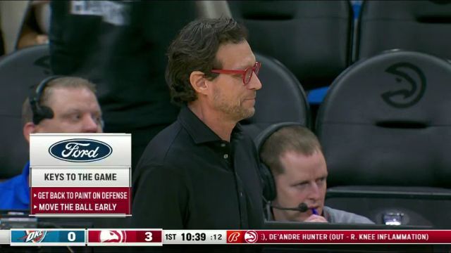 雷霆vs老鹰第1节中文解说回放