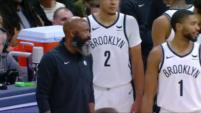 NBA常规赛：篮网vs掘金第2节中文解说回放