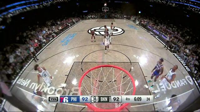 NBA常规赛：76人vs篮网英文原声全场回放