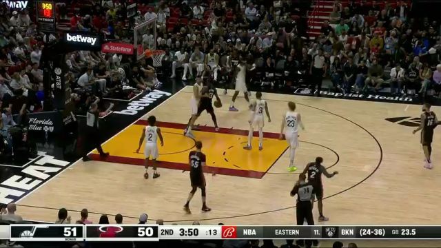 NBA常规赛：爵士vs热火英文解说全场回放