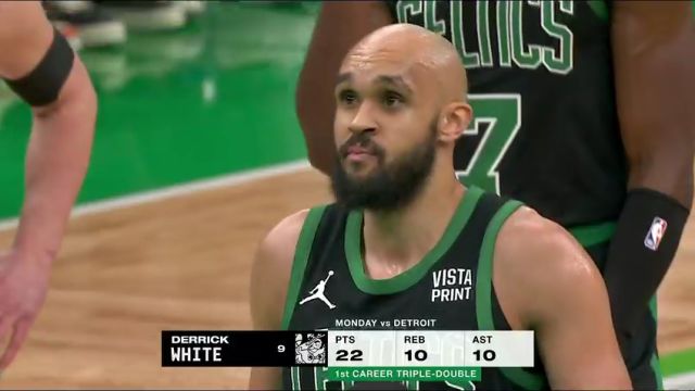 NBA常规赛：雄鹿vs凯尔特人第1节英文原声回放