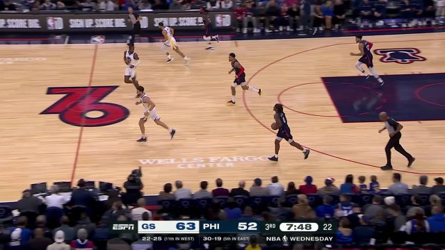 库明加vs76人集锦 全场砍下18+6+5全能身手助球队取胜