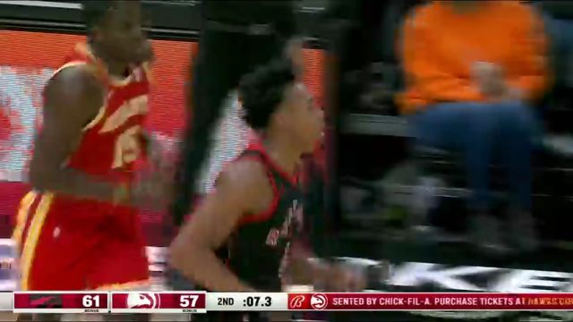NBA常规赛：猛龙vs老鹰英文原声全场回放