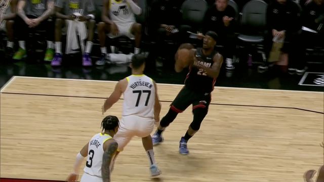 巴特勒眼观六路耐心寻找机会 隐蔽传球助攻海梅空切打进