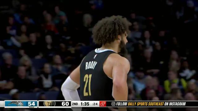 NBA常规赛：魔术vs灰熊第2节中文解说回放