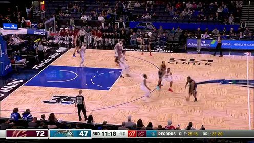 《NBA全场集锦》核心间的连线 班凯罗不看人连线瓦格纳腾空暴扣