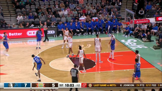 开场秀魔法！东契奇假动作晃飞索汉 倚着防守高难2+1打成