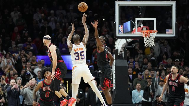 公牛vs太阳五佳球 杜兰特最后时刻神级中投一锤定音