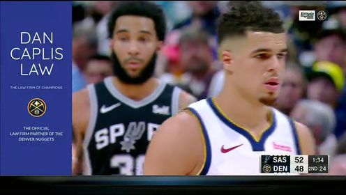 《丹佛掘金》【回放】NBA常规赛：马刺vs掘金第2节中文解说回放