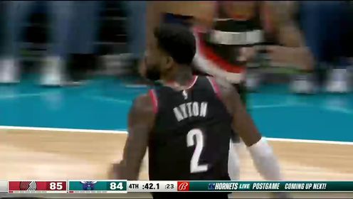 《NBA全场集锦》艾顿镇守禁区拿下关键两分 米勒犹如神助干拔命中紧紧咬住