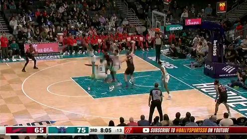 《NBA全场集锦》【回放】猛龙vs黄蜂第3节英文原声回放