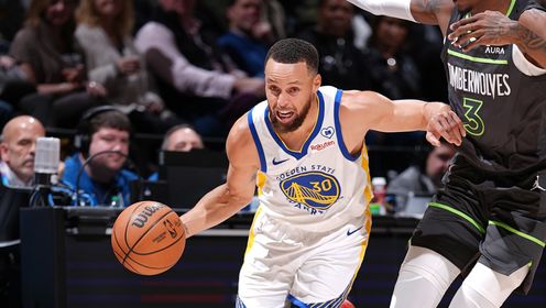 《NBA全场集锦》勇士vs森林狼五佳球 戈贝尔空接暴扣库里挂挡加速贯穿全场