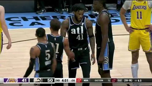 《NBA全场集锦》【回放】湖人vs老鹰第2节英文原声回放