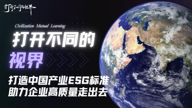 许勤华:打造中国产业ESG标准,助力企业高质量走出去