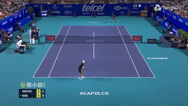 2024ATP阿卡普尔科赛QF 鲁内vs科普费尔