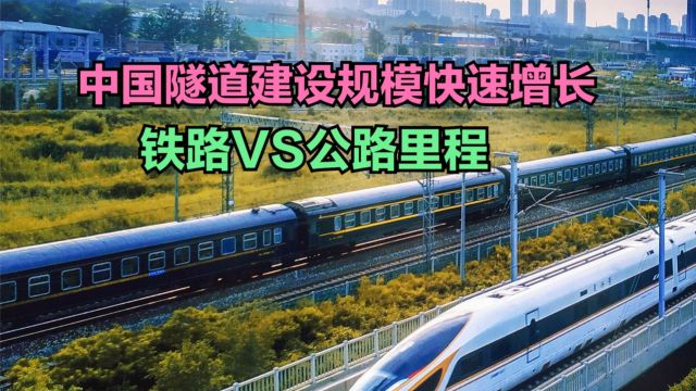 我国铁路公路隧道超5万公里,回顾历年铁路公路里程,致敬基建狂魔