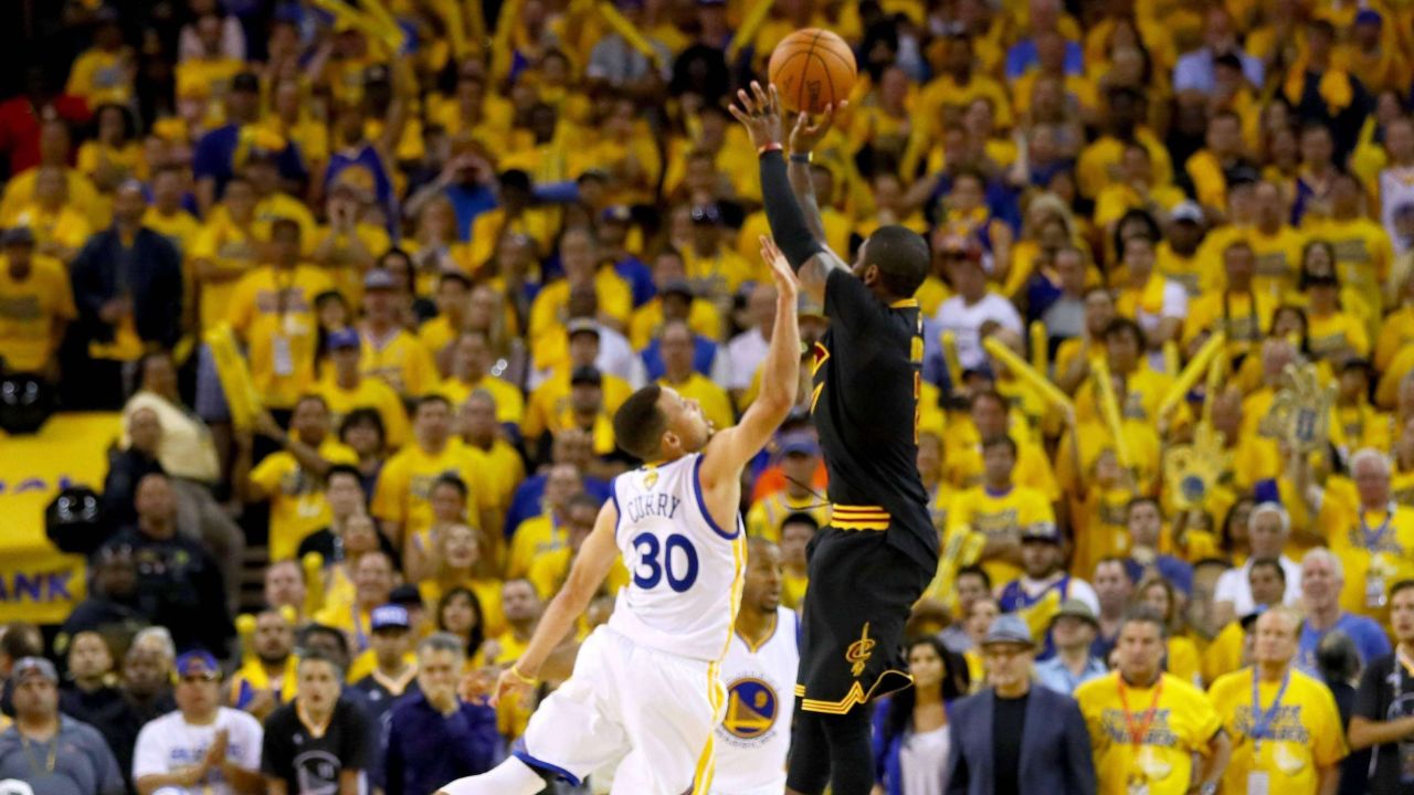 nba总决赛五大经典时刻丨雷阿伦一剑封喉 欧文面对库里干拔