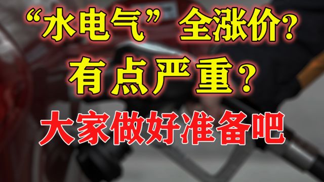 “水电气”靠全民来买单?网友吐槽:狂飙的物价,稳定的工资,还有没钱消费的我