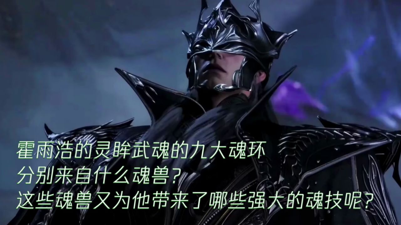 霍雨浩的灵眸武魂的九大魂环分别来自什么魂兽?这些魂兽又为他带来了哪些强大的魂技呢?_高清1080P在线观看平台_腾讯视频