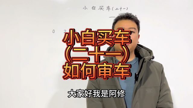 小白买车第21集之如何审车