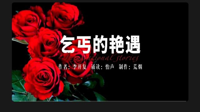 乞丐的“艳遇”,一朵玫瑰改变的人生