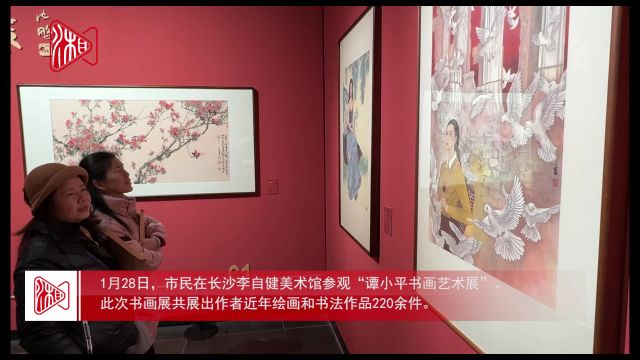 “谭小平书画艺术展”长沙开幕