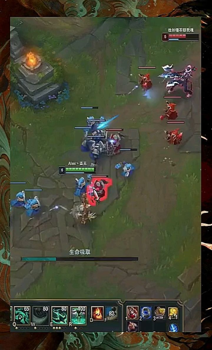 以前的稻草人w隐藏大招!#英雄联盟