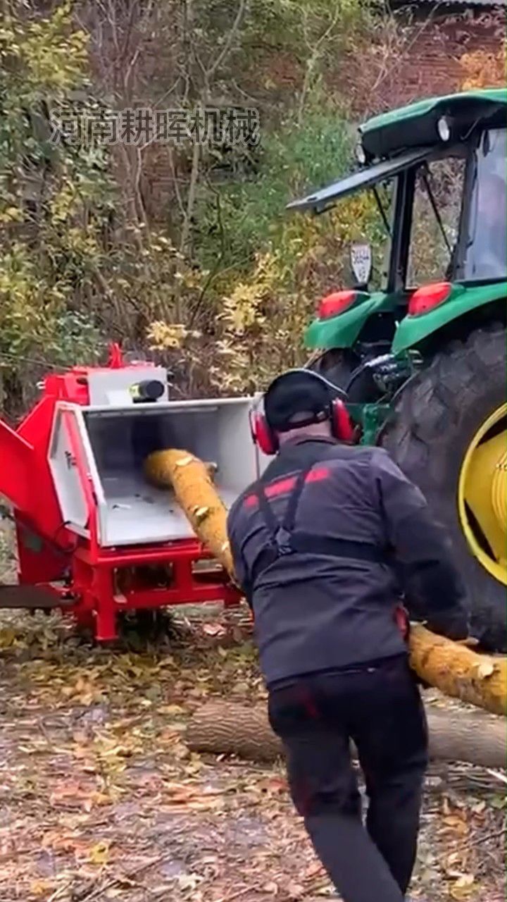 树枝截断机 圆木切断机 柴油机动力木段机
