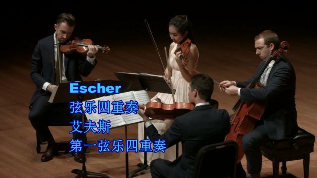 Escher弦乐四重奏 艾夫斯第一弦乐四重奏