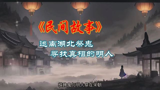 民间故事:逃离湖北祭鬼,寻找真相的明人