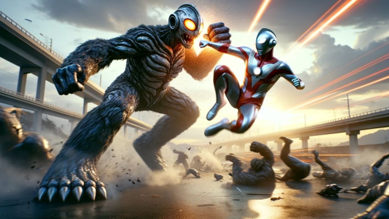 奥特曼和怪兽葡萄大战