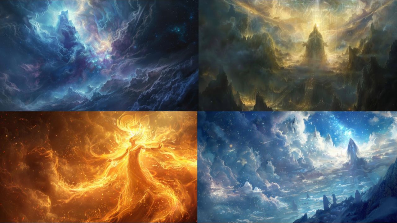 《精灵宝钻》创世神伊露维塔用歌声创造阿尔达世界