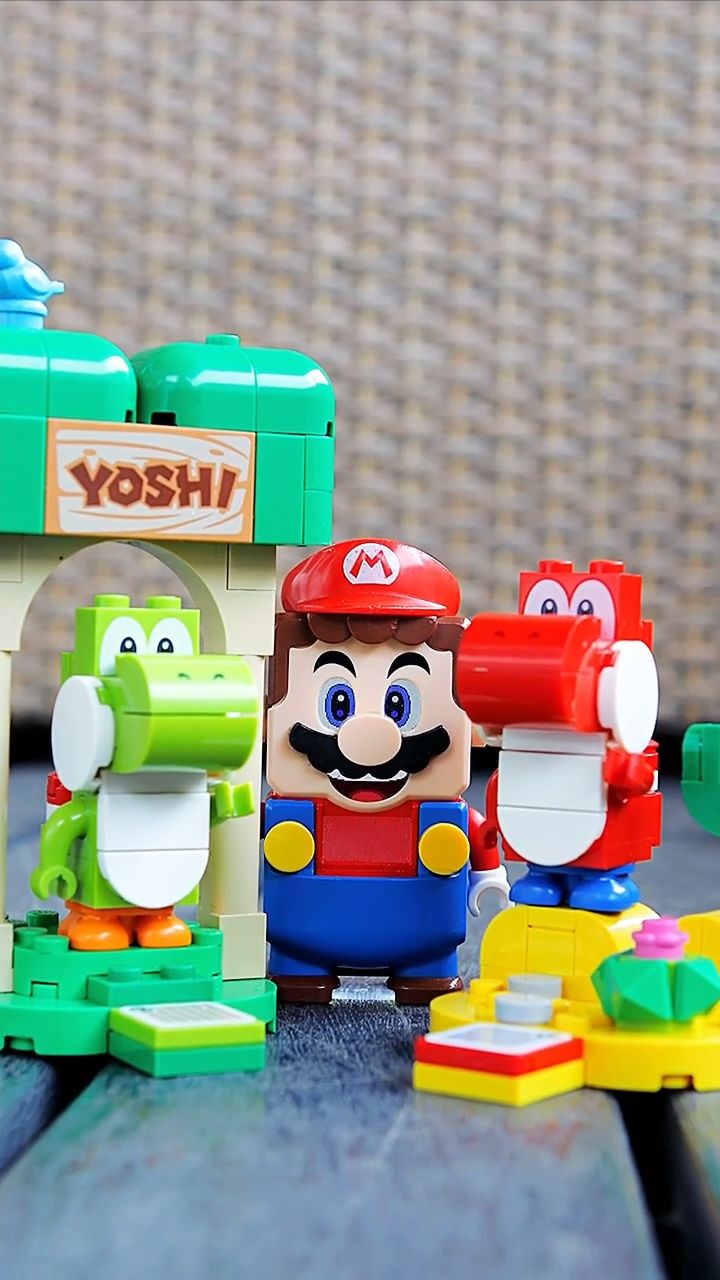 乐高马里奥和耀西!