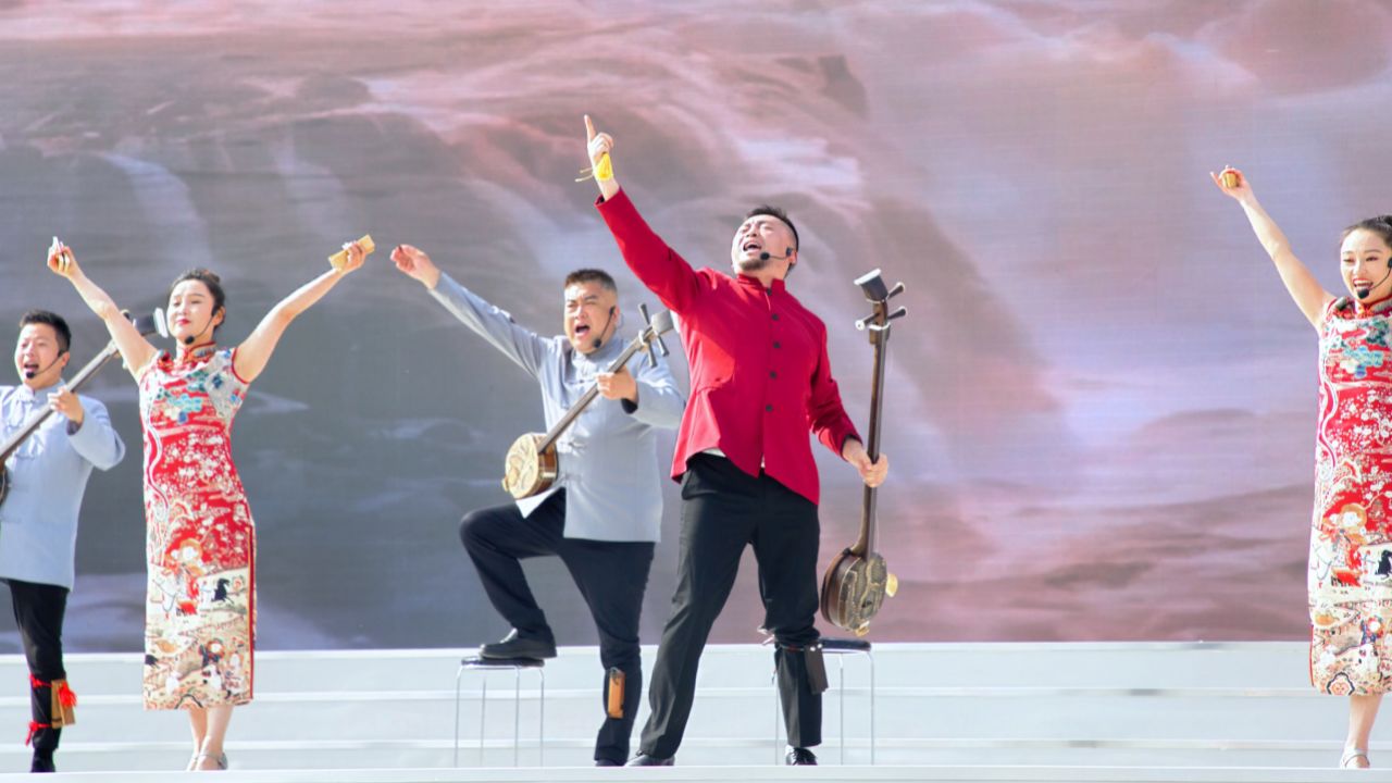 陕北说书《赞节水》弹唱:贰强/孙占东