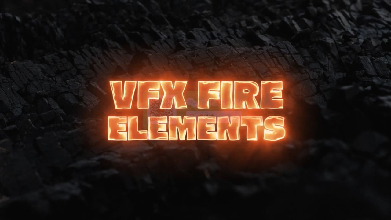 ae模板-12组逼真爆炸烟雾火焰燃烧特效动画视频素材