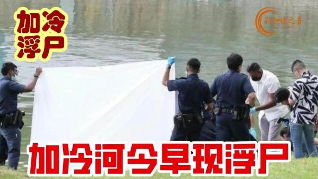 新加坡加冷河畔公园附近水域今早现浮尸,警方大面积封锁现场 #加冷河 #加冷河畔公园