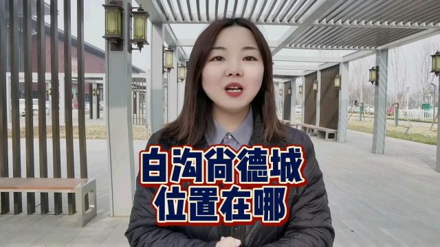 雄安新区(白沟尚德城)位置在哪儿?